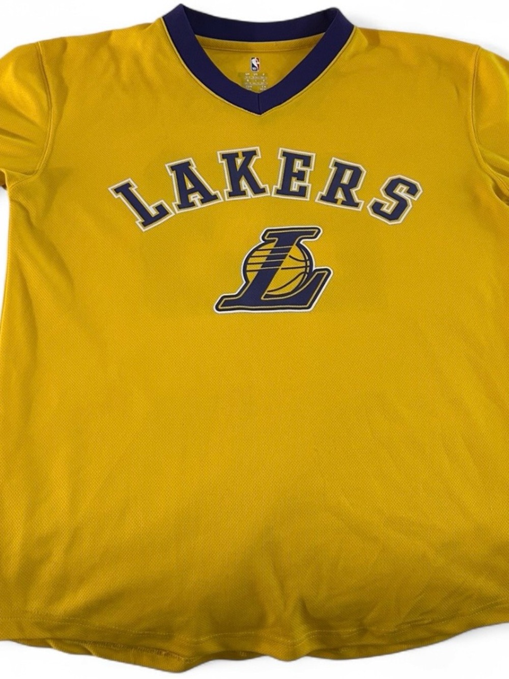NBA Los Angeles Lakers Youth Gold Jersey with Purple Trim